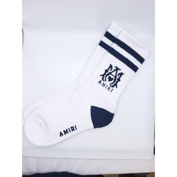 Luxury Fashion Socks- One Size- White